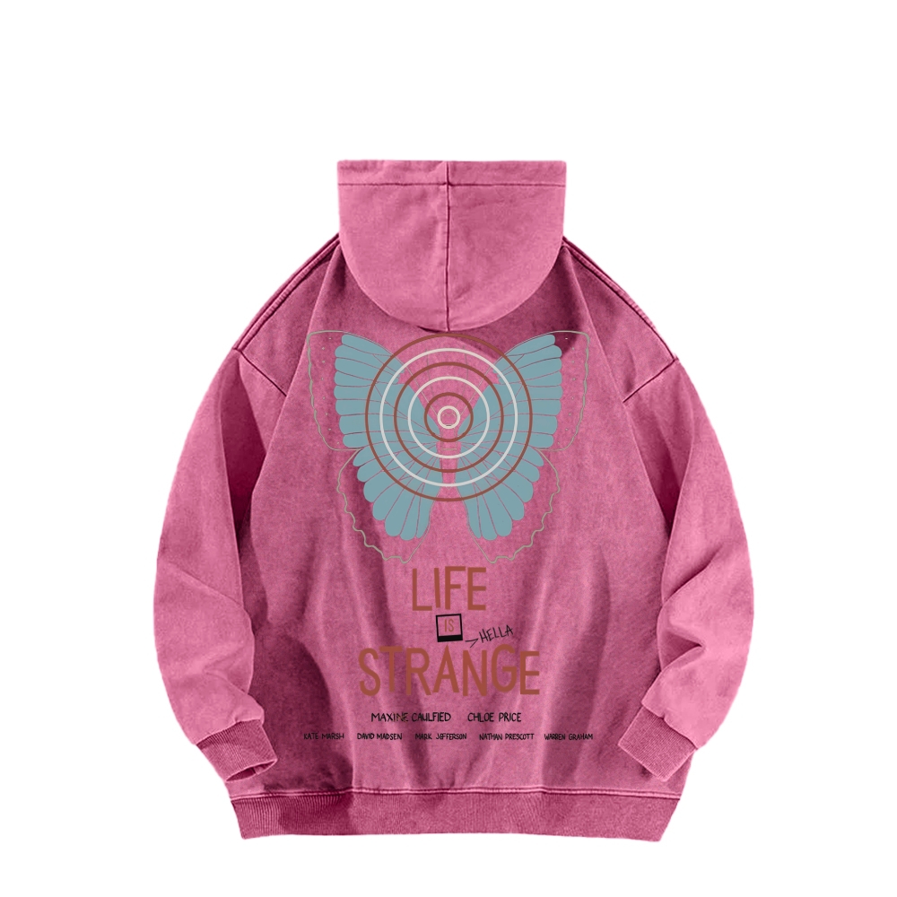 Life Is Strange Unisex Washed Hoodie 2512019325