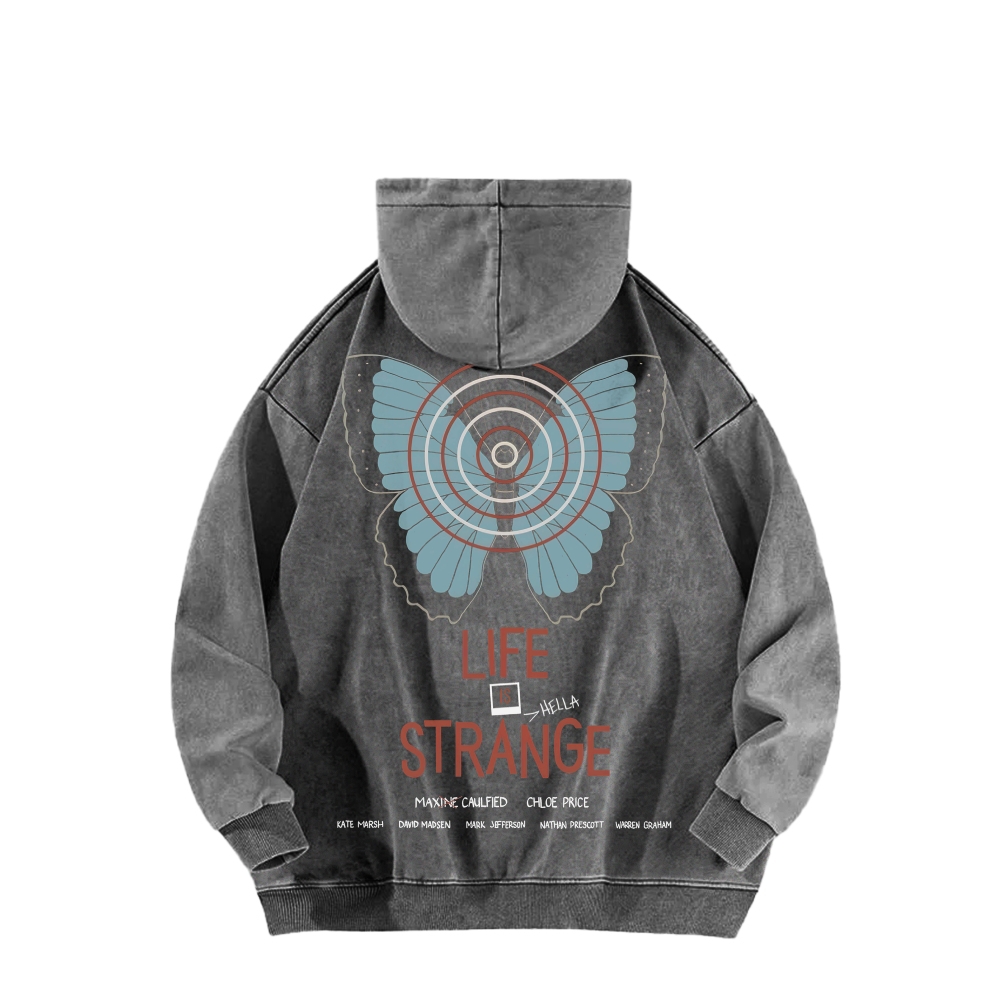 Life Is Strange Unisex Washed Hoodie 2512019344