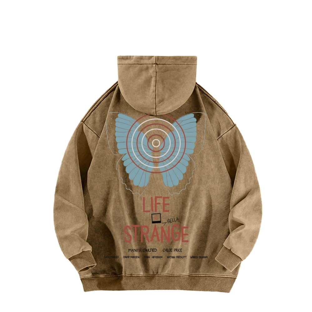 Life Is Strange Unisex Washed Hoodie 2512019344
