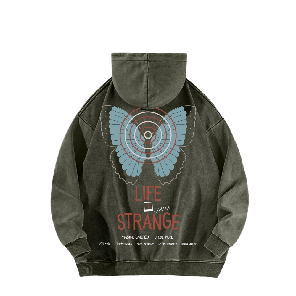 Life Is Strange Unisex Washed Hoodie 2512019344