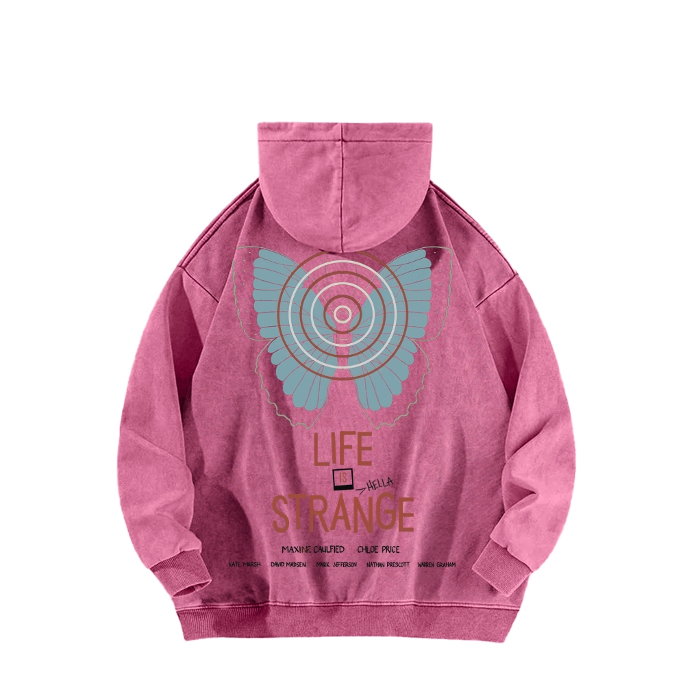 Life Is Strange Unisex Washed Hoodie 2512019344