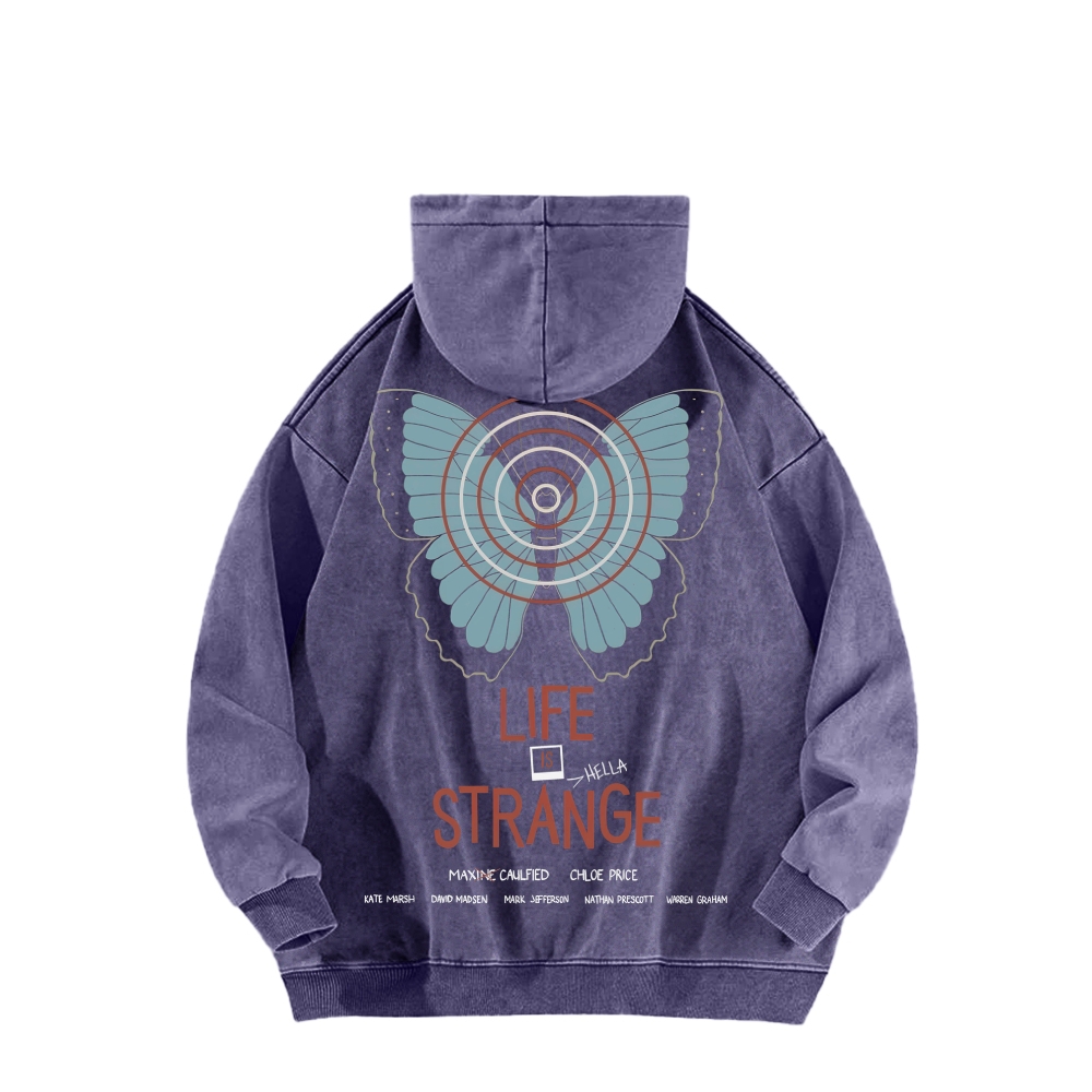 Life Is Strange Unisex Washed Hoodie 2512019344