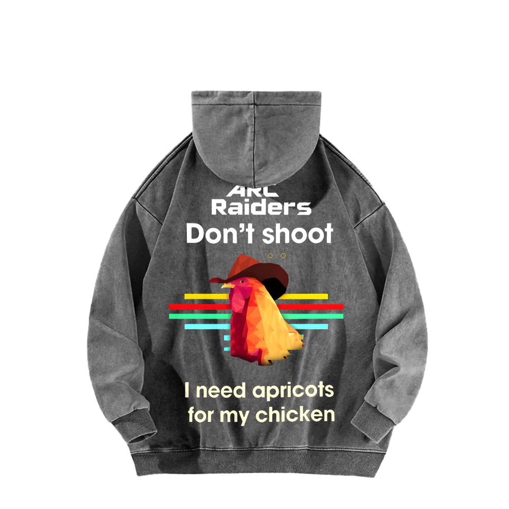 Unisex Washed Hoodie 2512020067