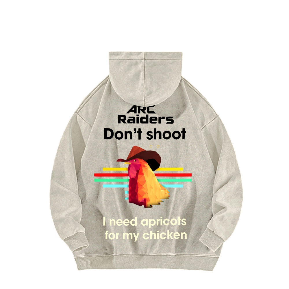 Unisex Washed Hoodie 2512020067