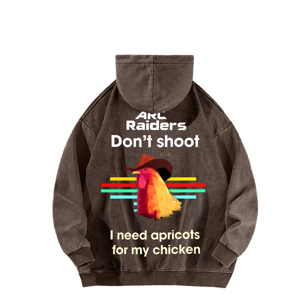 Unisex Washed Hoodie 2512020067