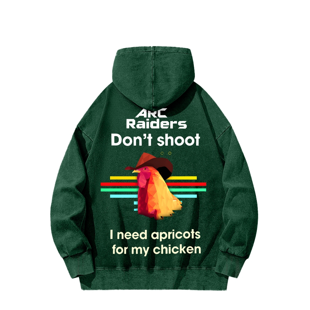 Unisex Washed Hoodie 2512020067