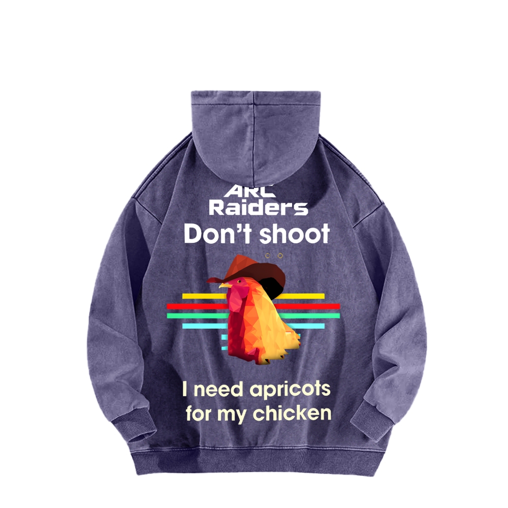 Unisex Washed Hoodie 2512020067