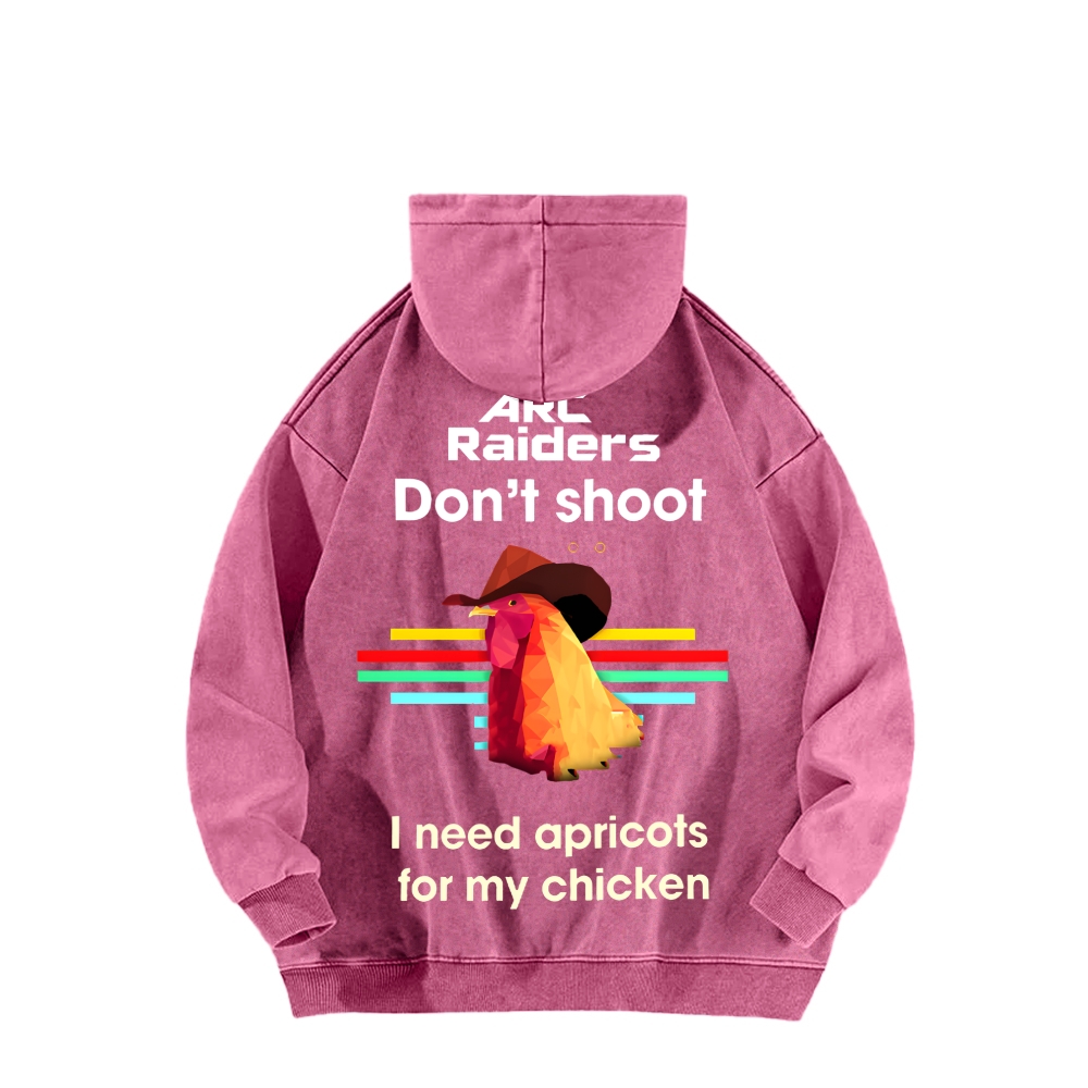 Unisex Washed Hoodie 2512020067