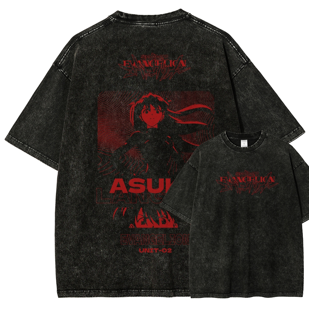 Neon Genesis EvangelionUnisex Fit Washed T-Shirt 2512020729