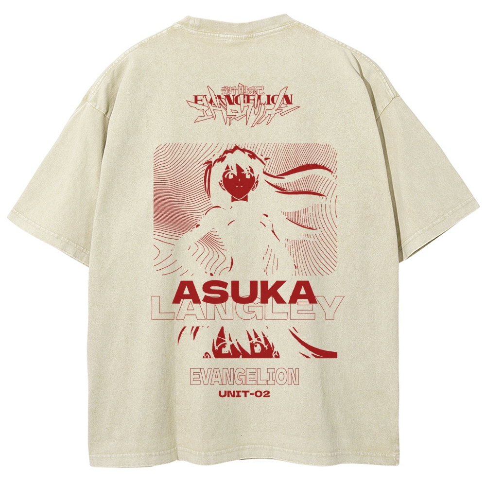Neon Genesis EvangelionUnisex Fit Washed T-Shirt 2512020729