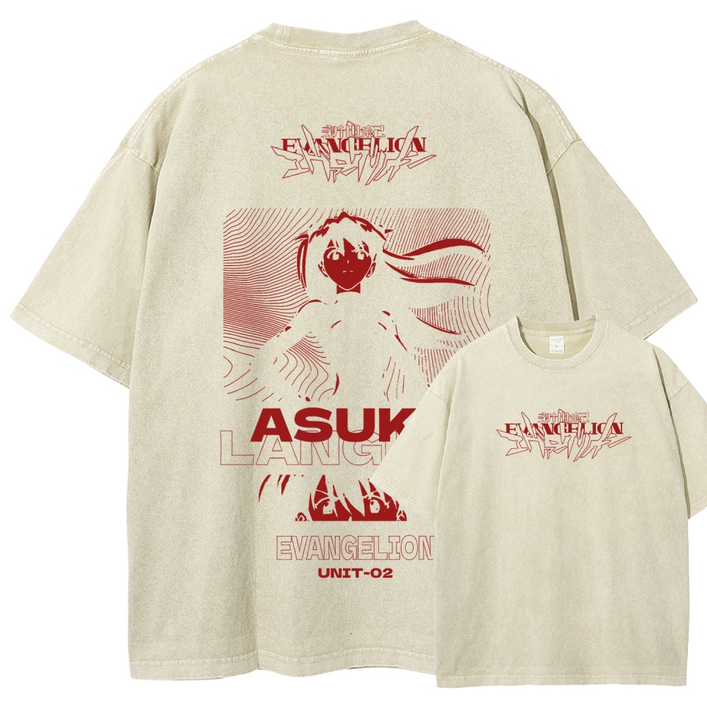 Neon Genesis EvangelionUnisex Fit Washed T-Shirt 2512020729