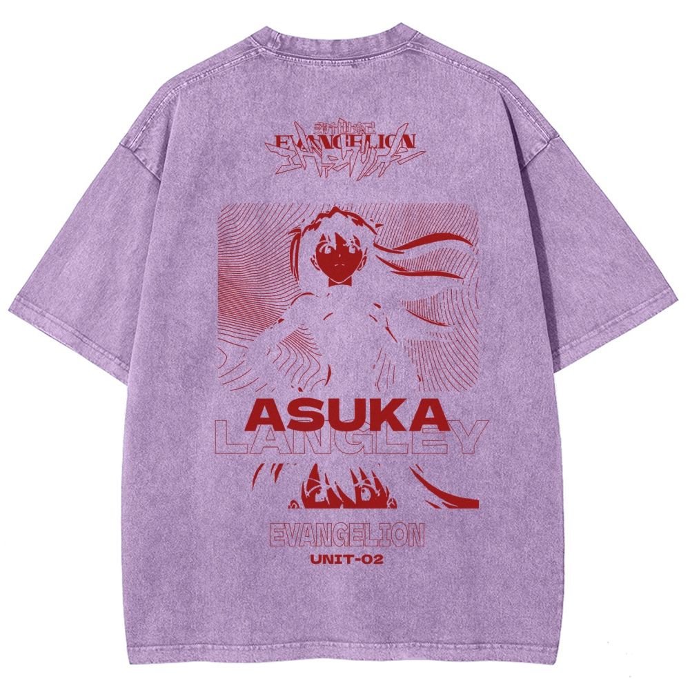 Neon Genesis EvangelionUnisex Fit Washed T-Shirt 2512020729