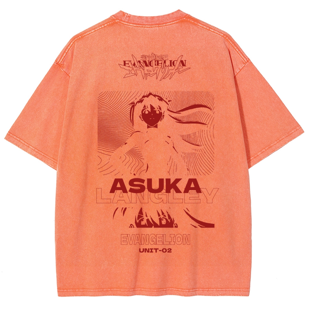Neon Genesis EvangelionUnisex Fit Washed T-Shirt 2512020729
