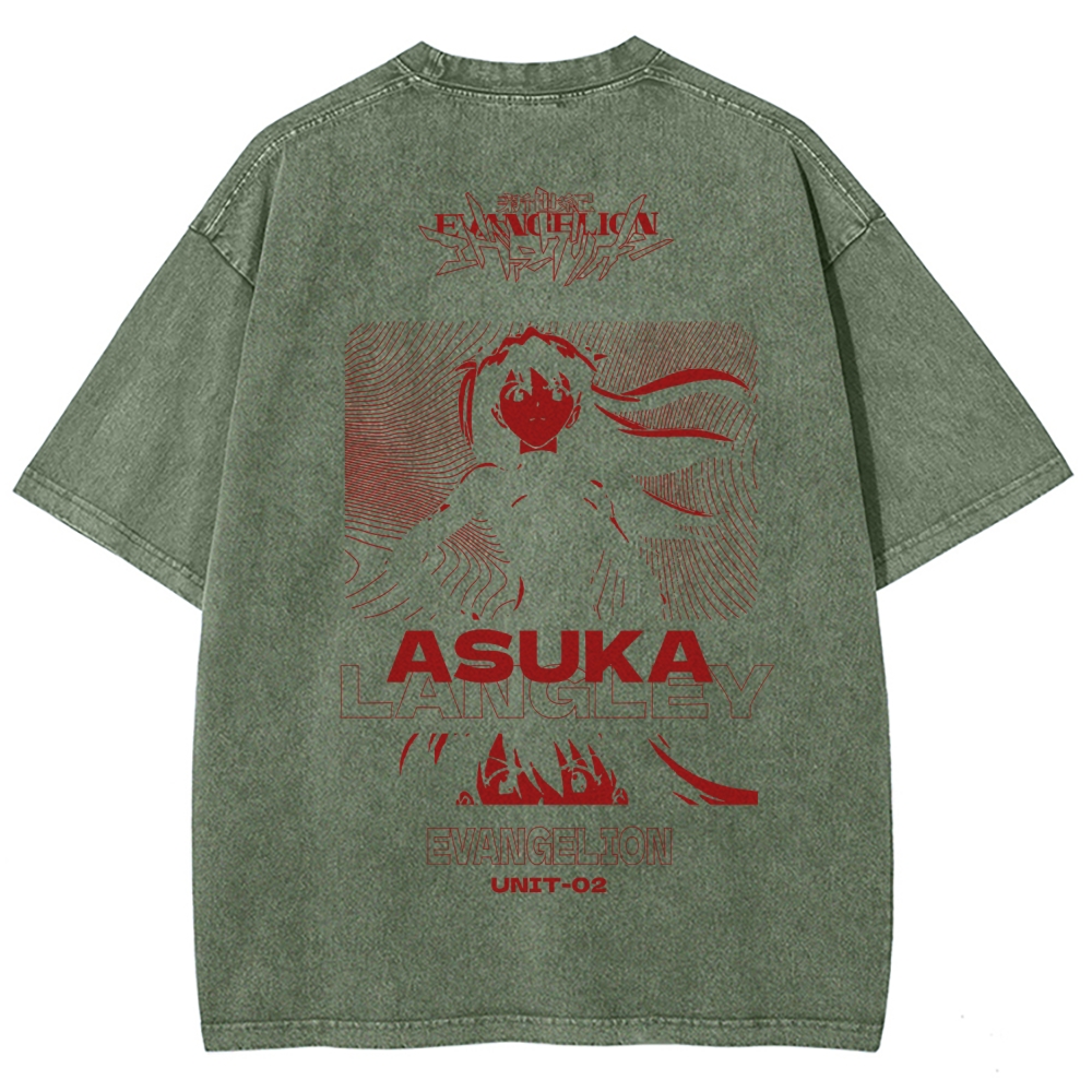Neon Genesis EvangelionUnisex Fit Washed T-Shirt 2512020729