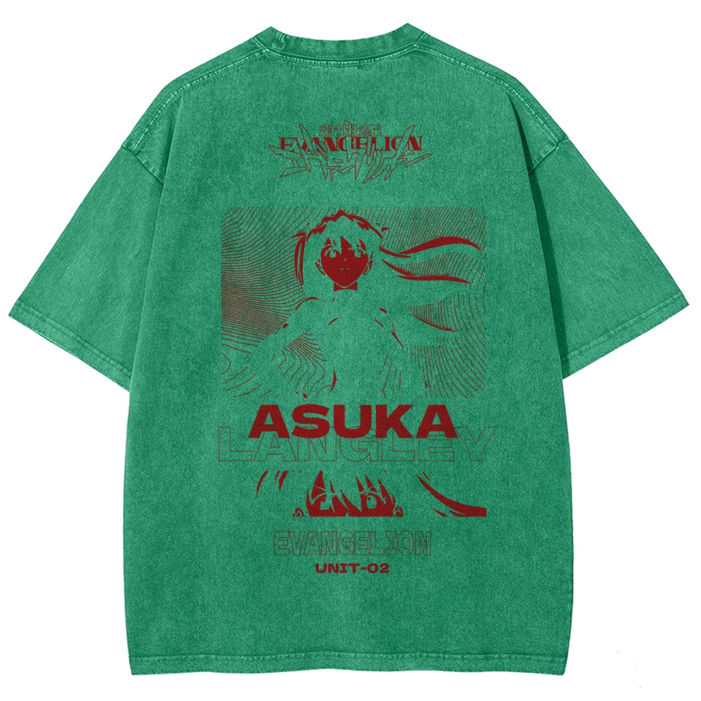 Neon Genesis EvangelionUnisex Fit Washed T-Shirt 2512020729