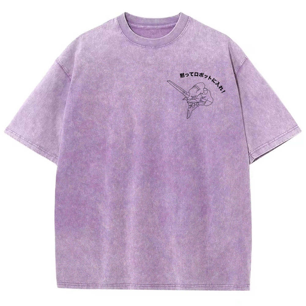 Neon Genesis EvangelionUnisex Fit Washed T-Shirt 2512020862