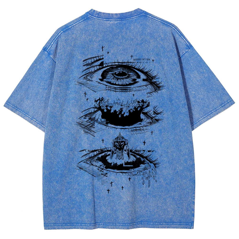 Neon Genesis EvangelionUnisex Fit Washed T-Shirt 2512020862