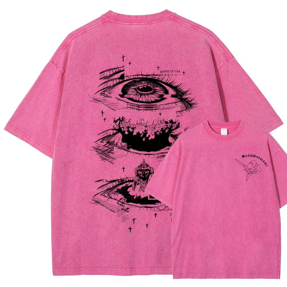 Neon Genesis EvangelionUnisex Fit Washed T-Shirt 2512020862