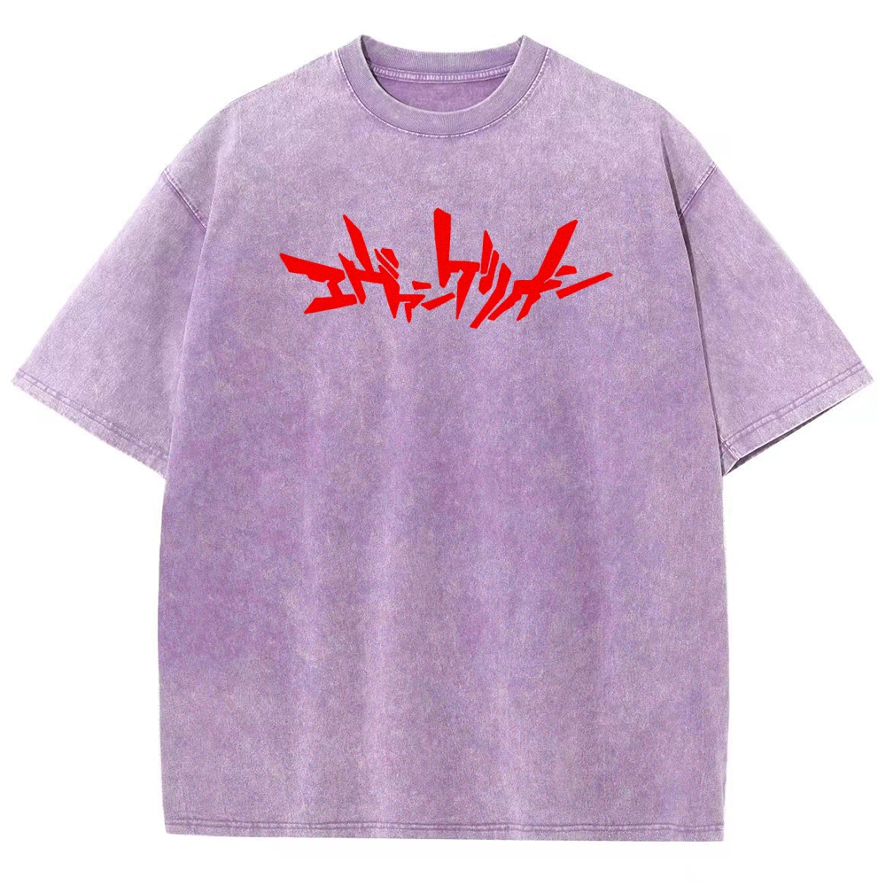 Neon Genesis Evangelion Unisex Fit Washed T-Shirt 2512020876