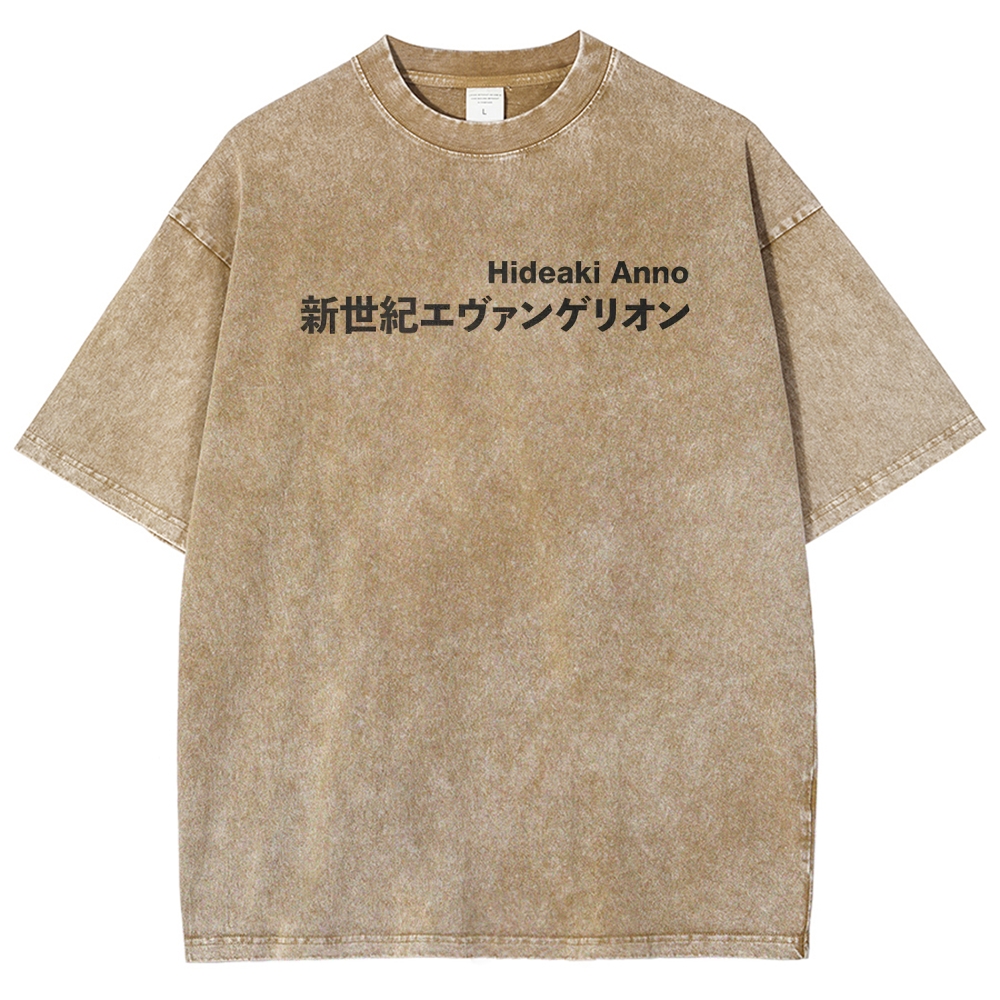 Neon Genesis EvangelionUnisex Fit Washed T-Shirt 2512021238
