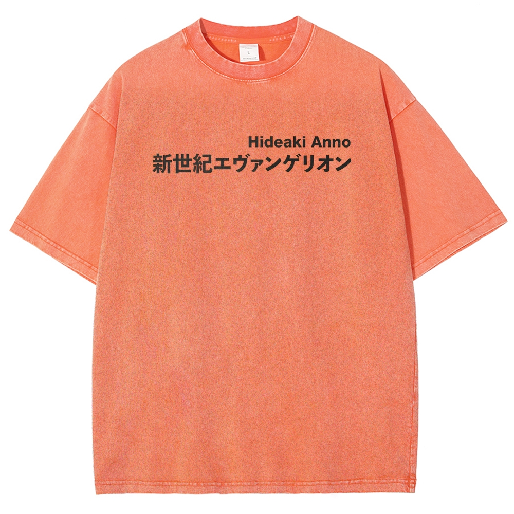 Neon Genesis EvangelionUnisex Fit Washed T-Shirt 2512021238