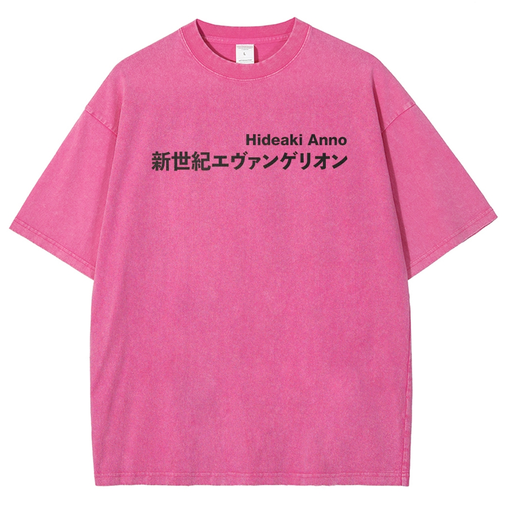 Neon Genesis EvangelionUnisex Fit Washed T-Shirt 2512021238