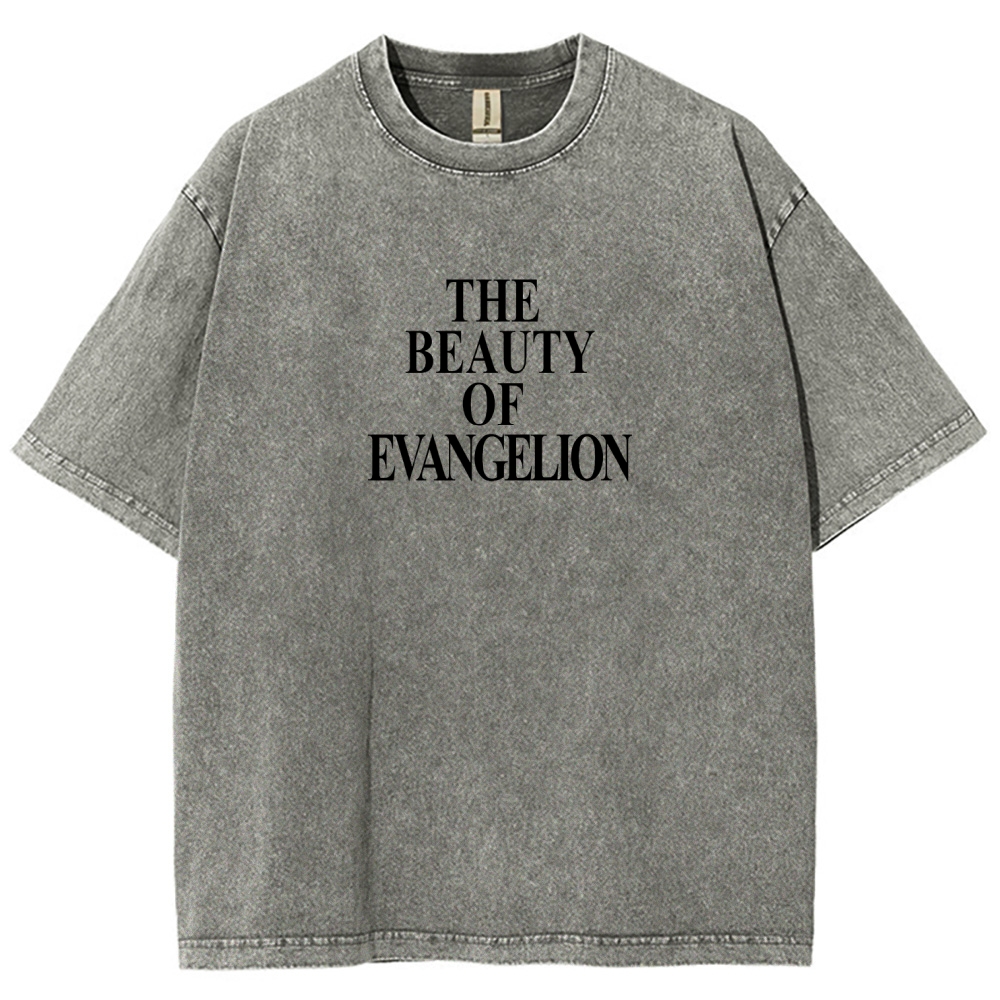 Neon Genesis EvangelionUnisex Fit Washed T-Shirt 2512021532