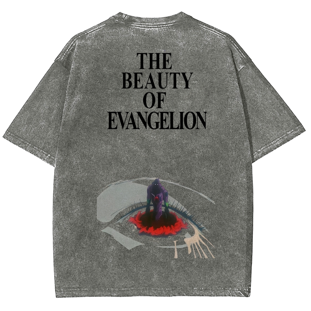 Neon Genesis EvangelionUnisex Fit Washed T-Shirt 2512021532