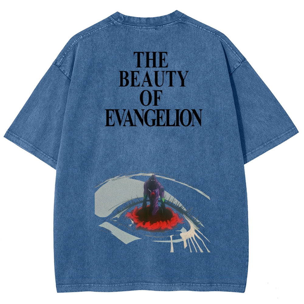 Neon Genesis EvangelionUnisex Fit Washed T-Shirt 2512021532
