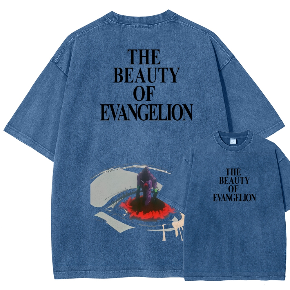 Neon Genesis EvangelionUnisex Fit Washed T-Shirt 2512021532