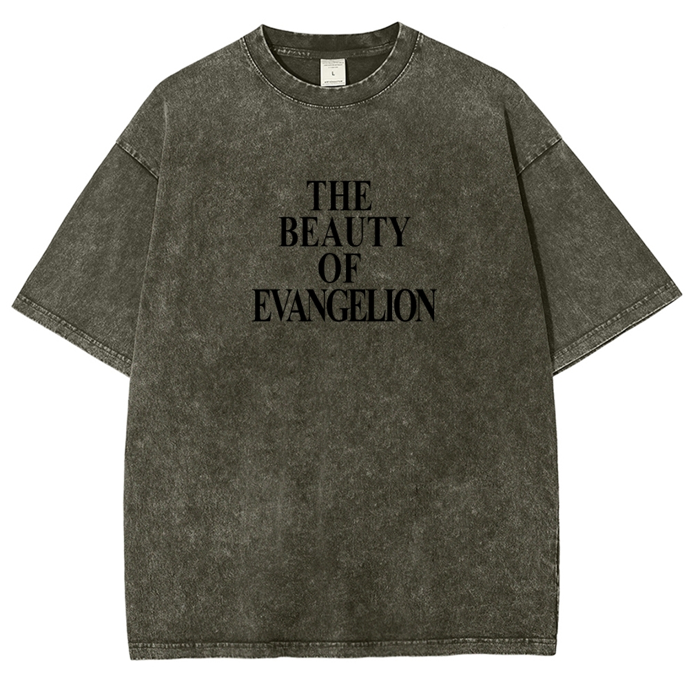 Neon Genesis EvangelionUnisex Fit Washed T-Shirt 2512021532
