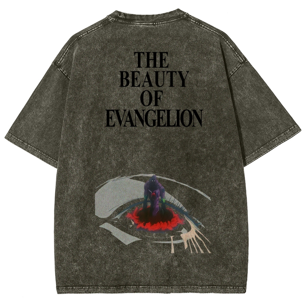Neon Genesis EvangelionUnisex Fit Washed T-Shirt 2512021532