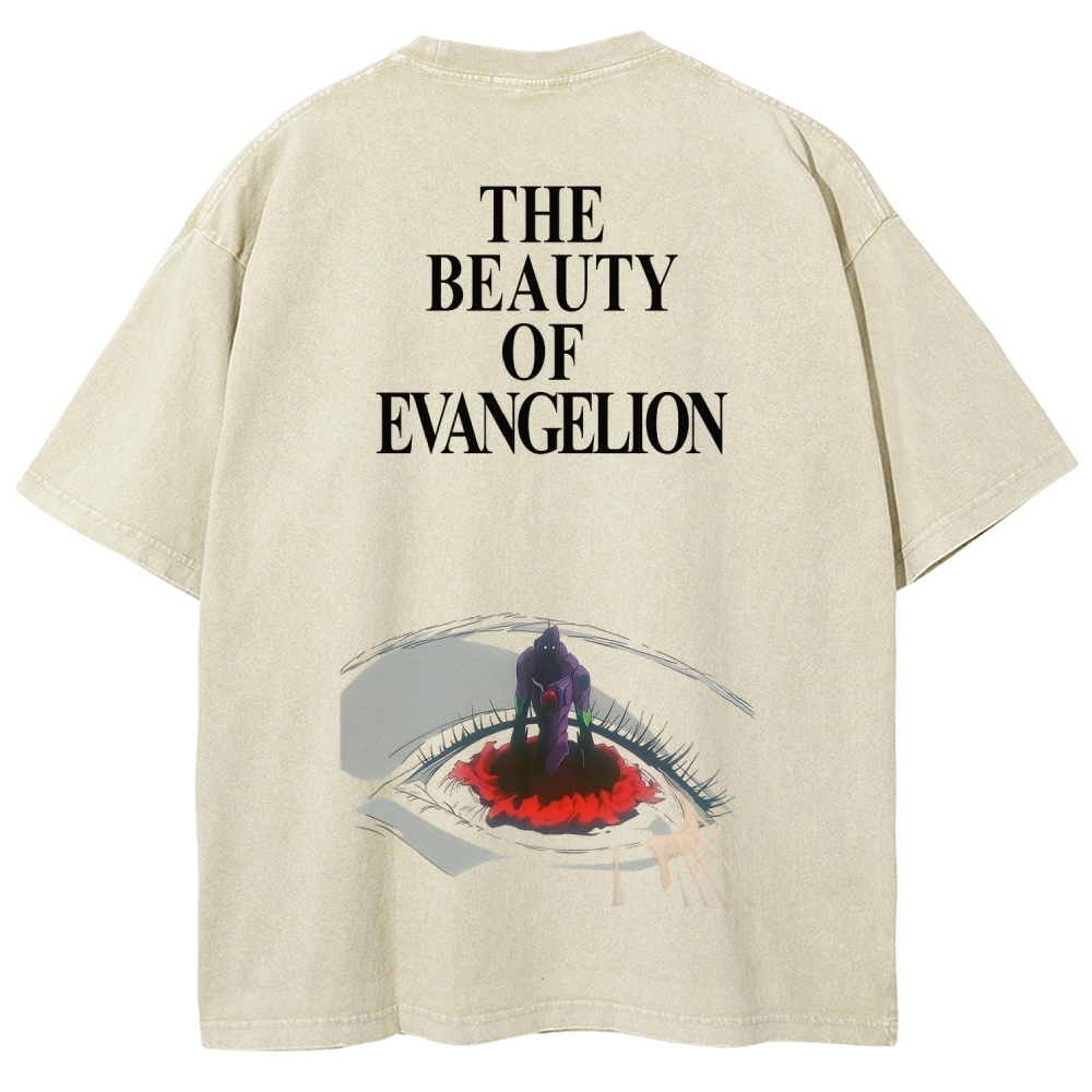 Neon Genesis EvangelionUnisex Fit Washed T-Shirt 2512021532