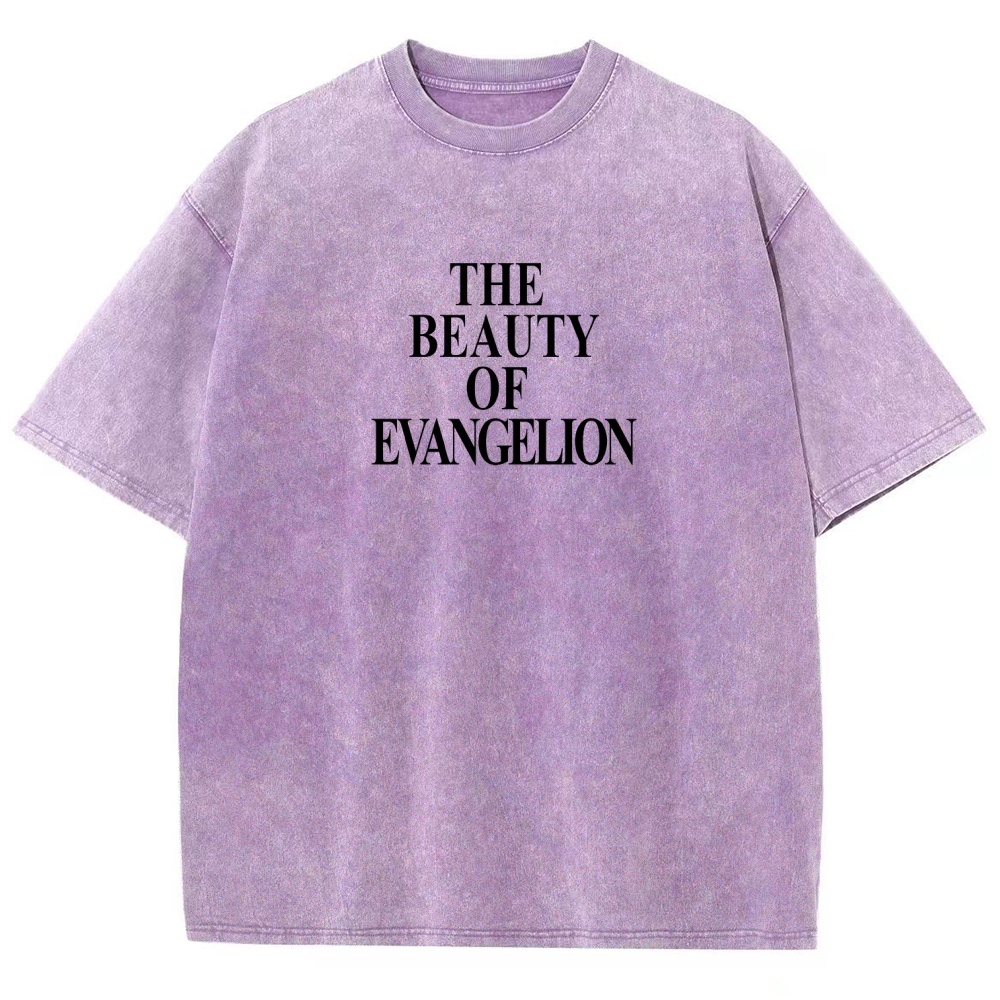 Neon Genesis EvangelionUnisex Fit Washed T-Shirt 2512021532