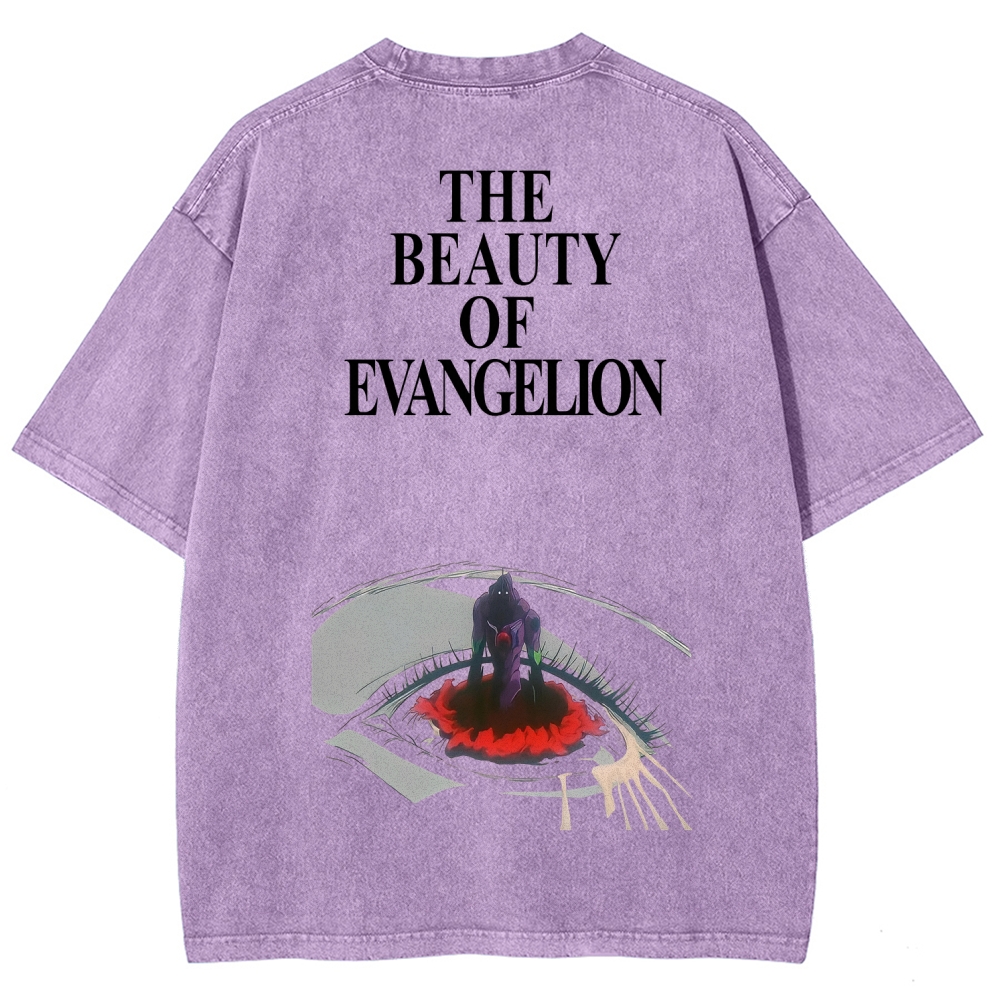 Neon Genesis EvangelionUnisex Fit Washed T-Shirt 2512021532