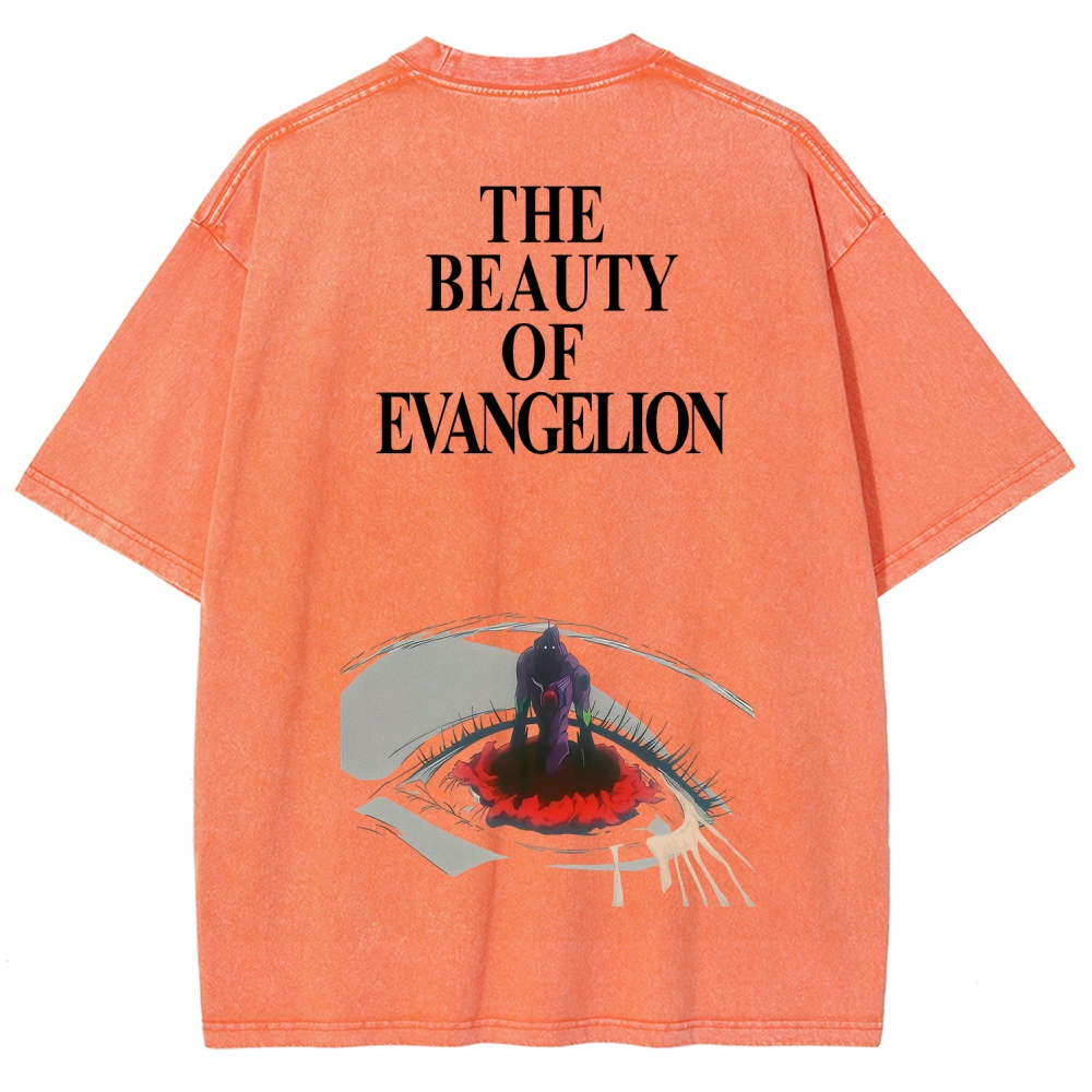 Neon Genesis EvangelionUnisex Fit Washed T-Shirt 2512021532