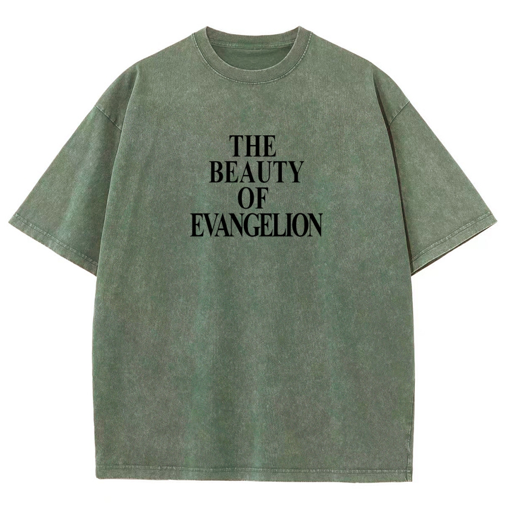Neon Genesis EvangelionUnisex Fit Washed T-Shirt 2512021532