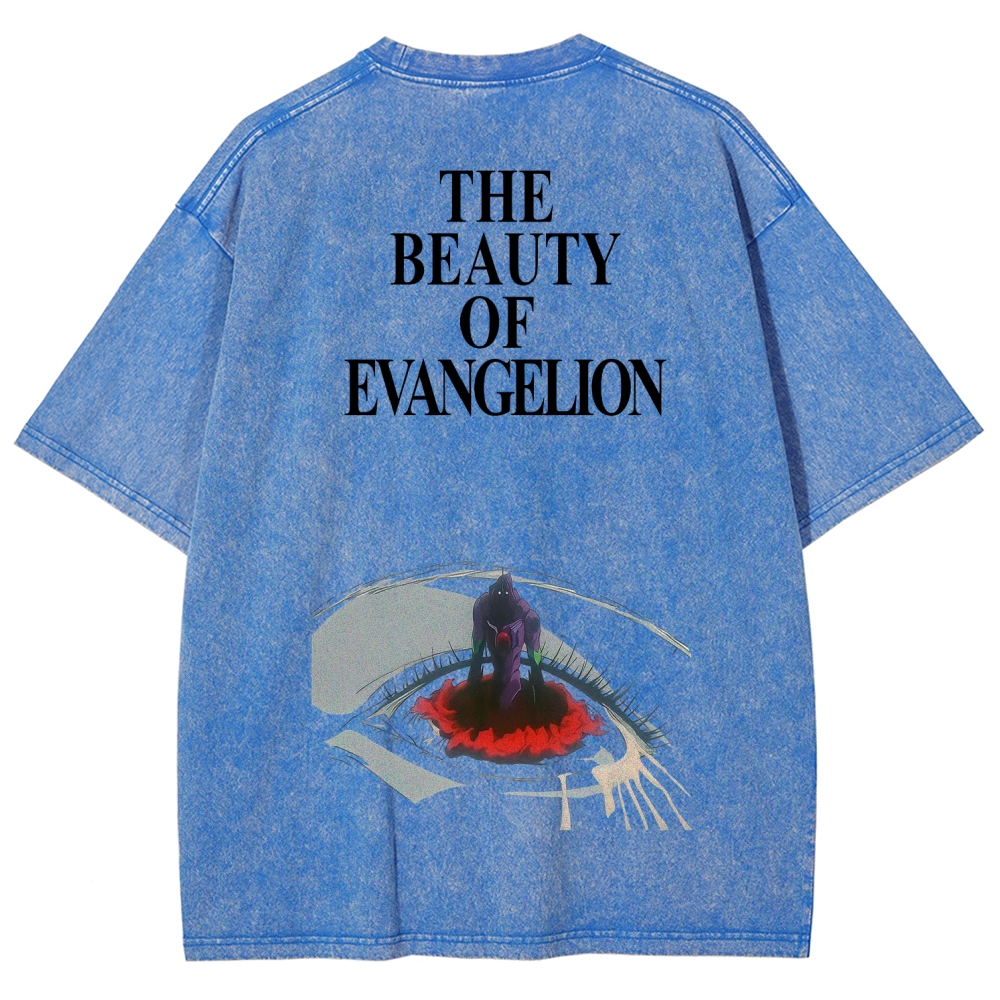 Neon Genesis EvangelionUnisex Fit Washed T-Shirt 2512021532
