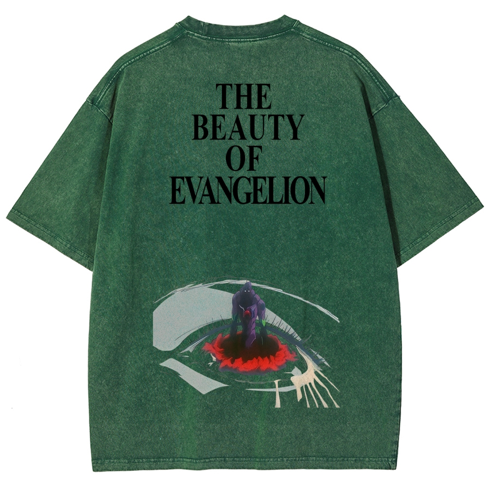 Neon Genesis EvangelionUnisex Fit Washed T-Shirt 2512021532