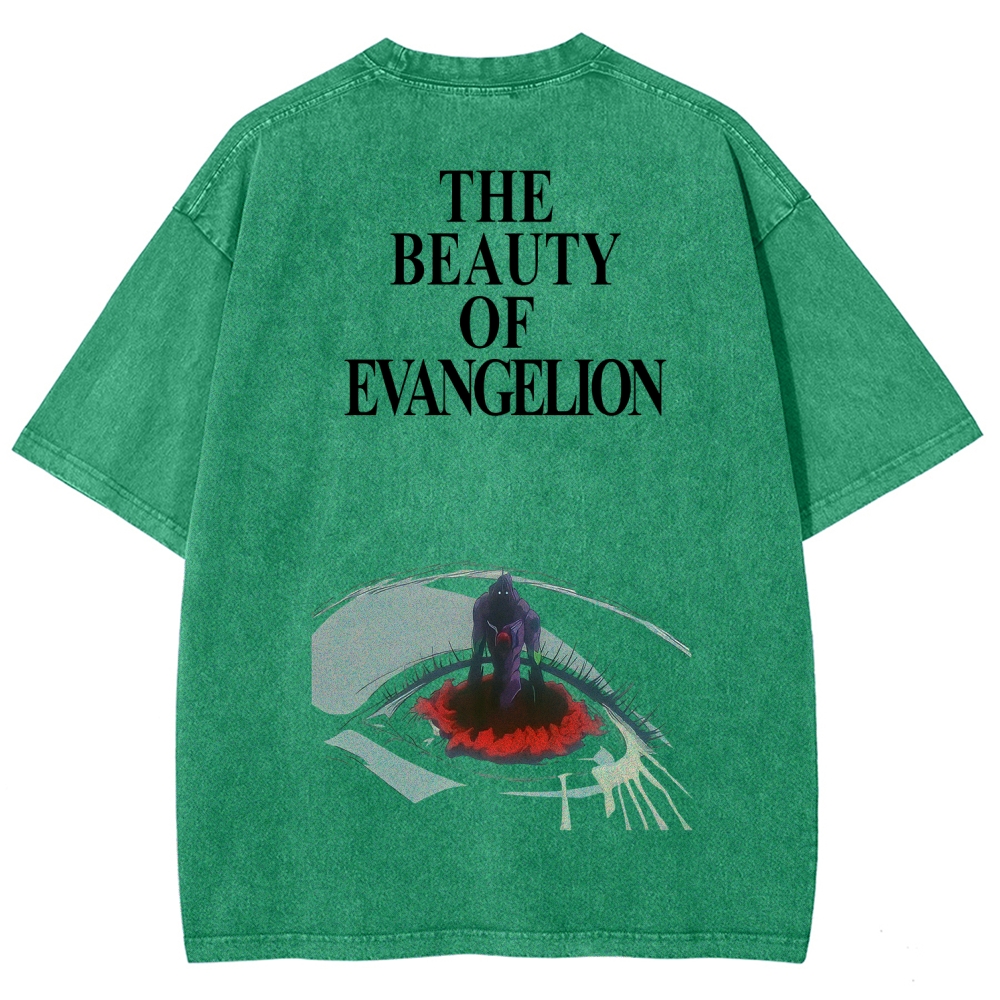 Neon Genesis EvangelionUnisex Fit Washed T-Shirt 2512021532