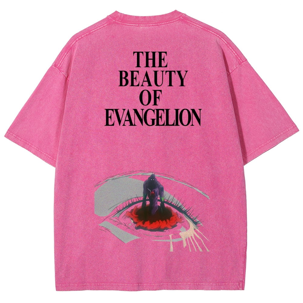 Neon Genesis EvangelionUnisex Fit Washed T-Shirt 2512021532