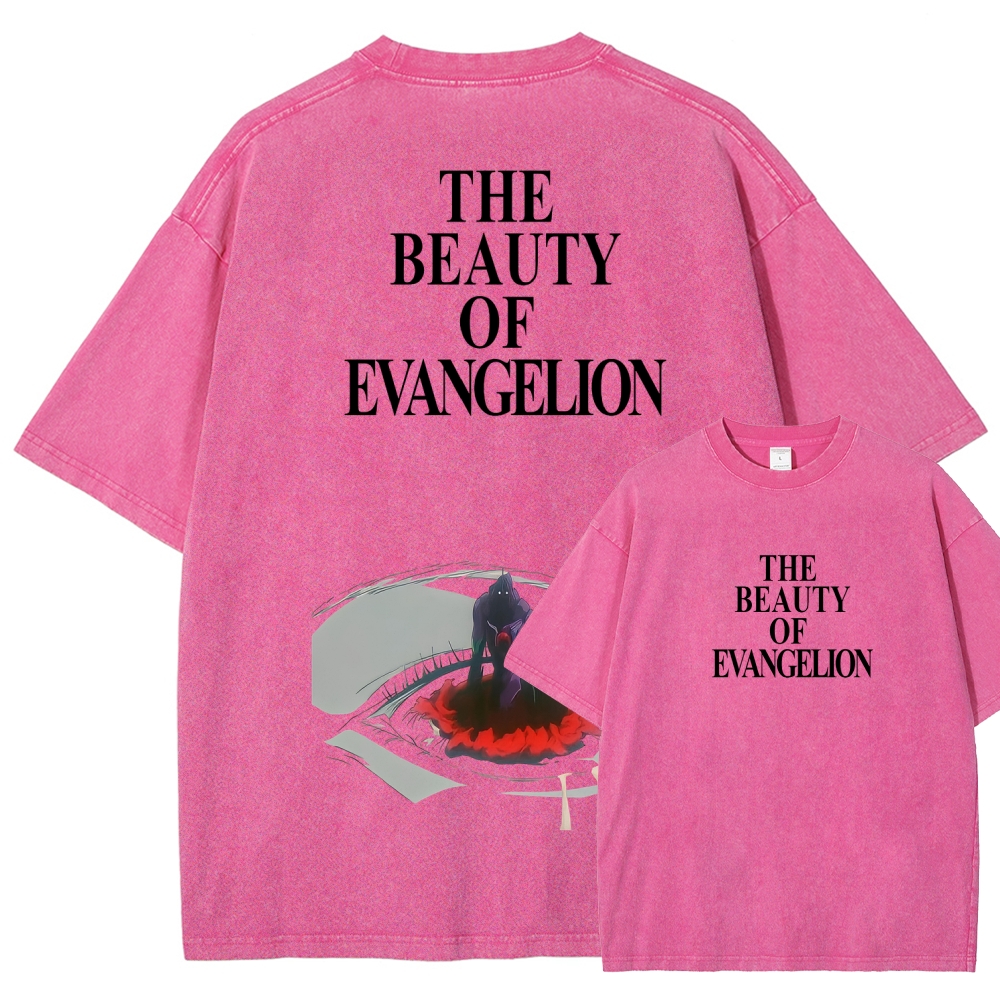 Neon Genesis EvangelionUnisex Fit Washed T-Shirt 2512021532