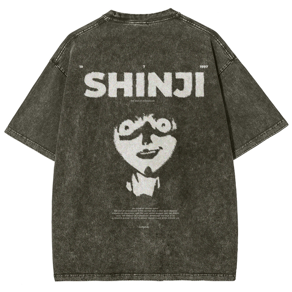Neon Genesis Evangelion Unisex Fit Washed T-Shirt 2512021535