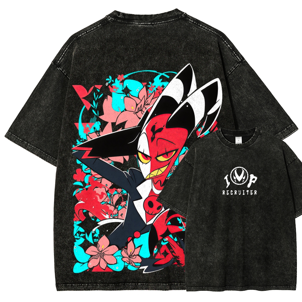 Helluva Boss Unisex Fit Washed T-Shirt 2512021556