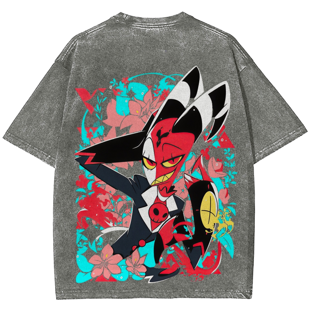 Helluva Boss Unisex Fit Washed T-Shirt 2512021556