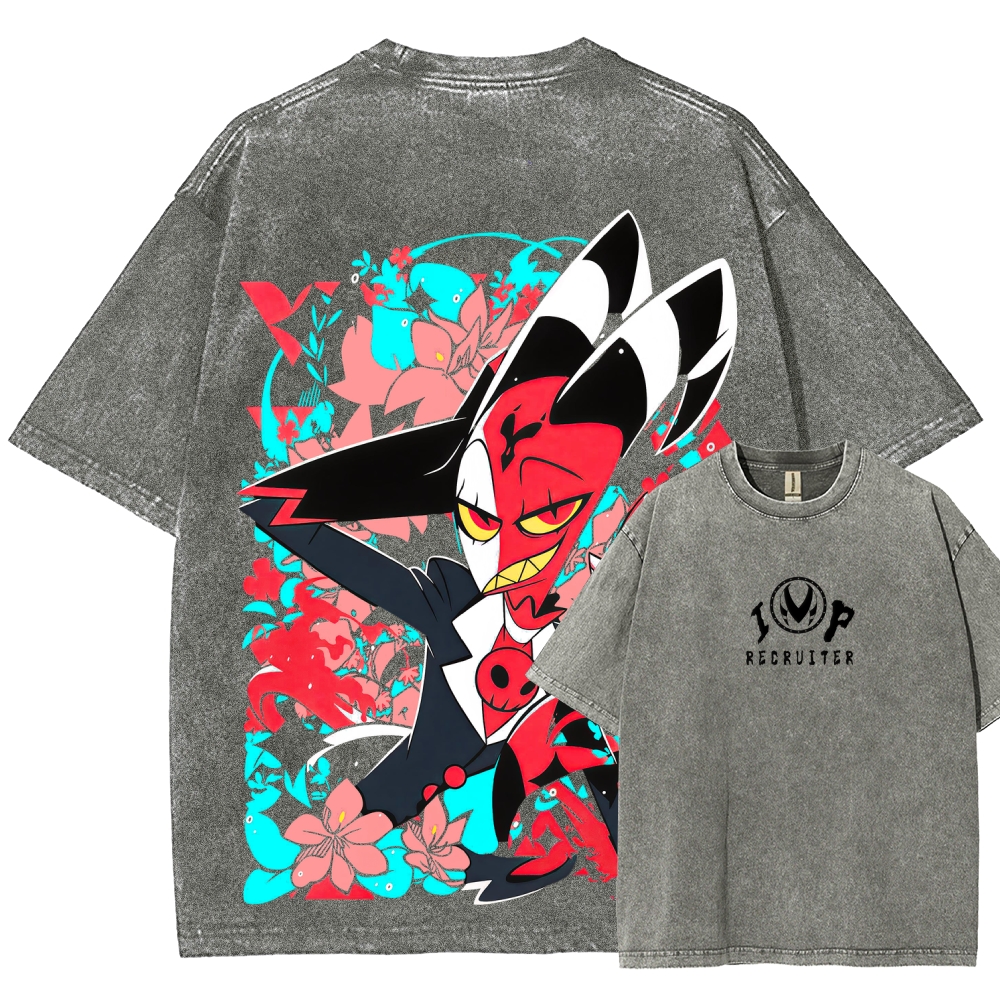 Helluva Boss Unisex Fit Washed T-Shirt 2512021556