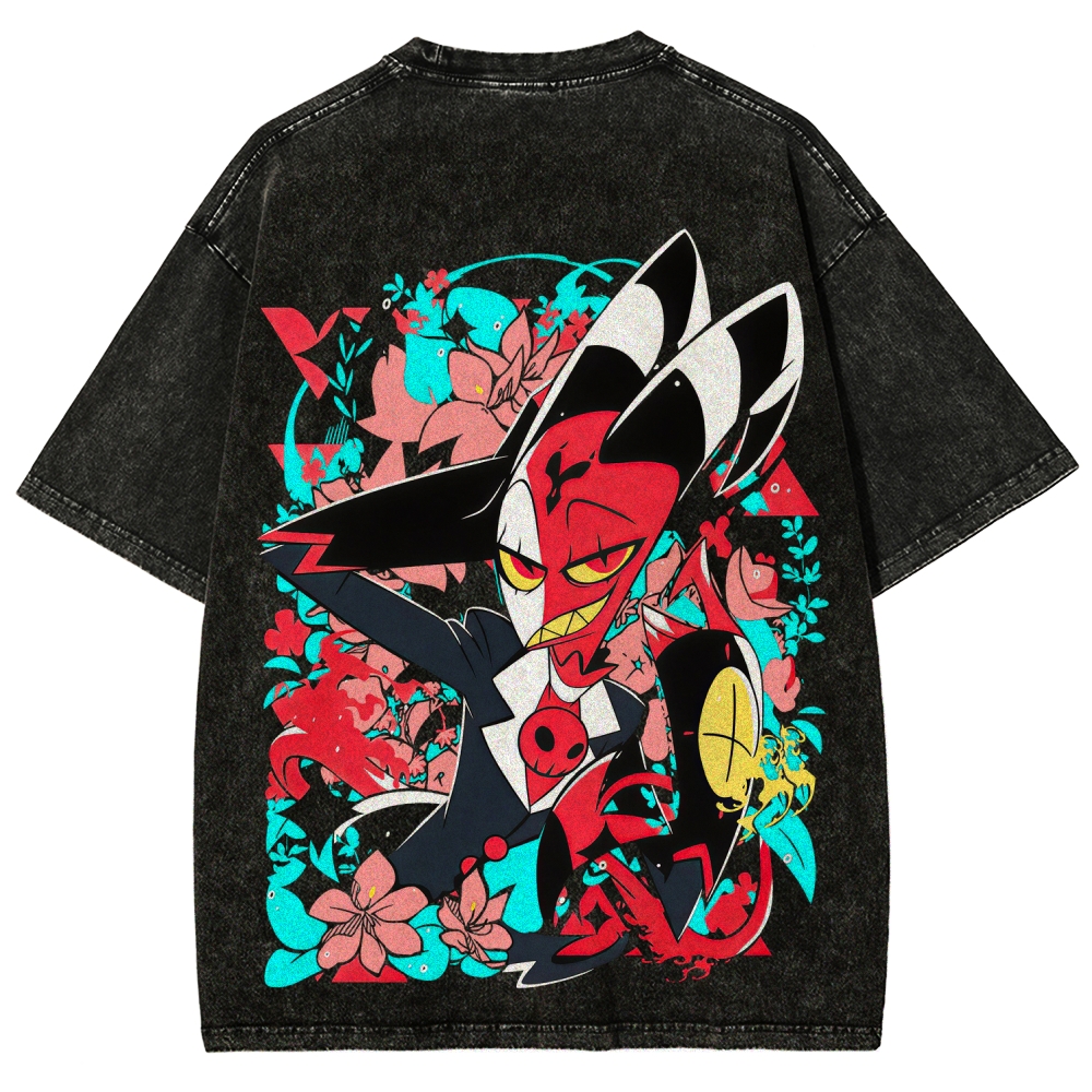 Helluva Boss Unisex Fit Washed T-Shirt 2512021556