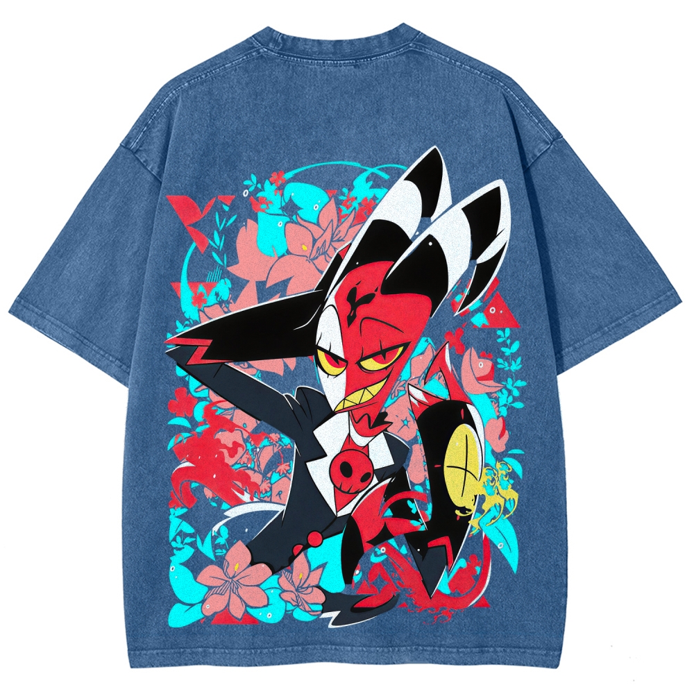 Helluva Boss Unisex Fit Washed T-Shirt 2512021556