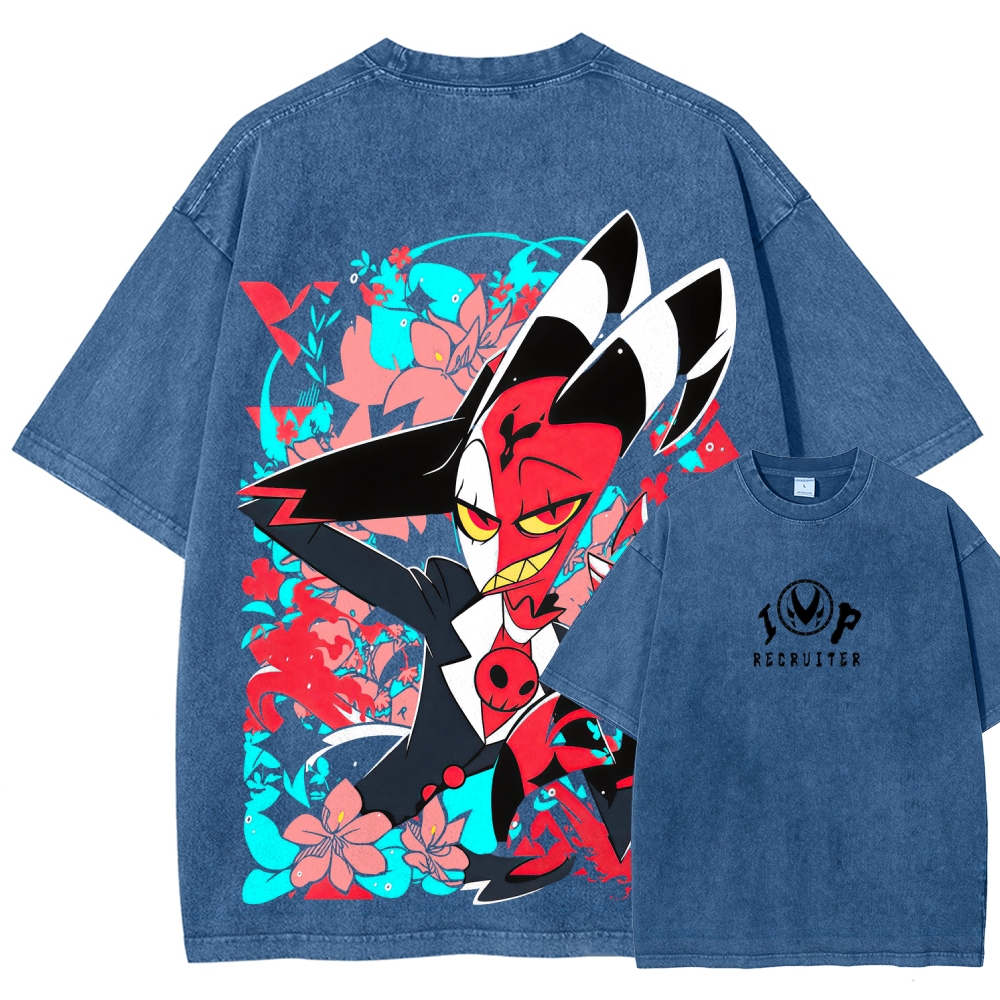 Helluva Boss Unisex Fit Washed T-Shirt 2512021556