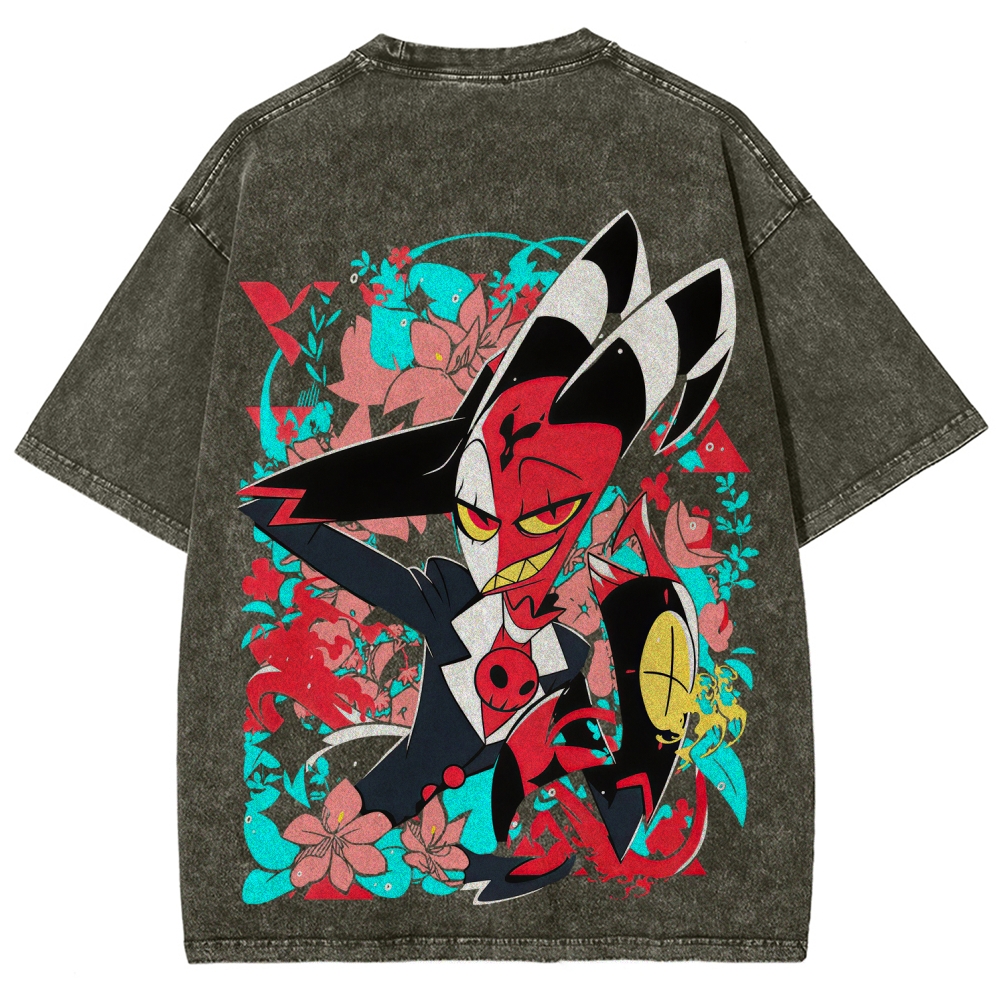 Helluva Boss Unisex Fit Washed T-Shirt 2512021556